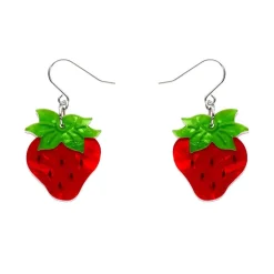 Hot Darling Strawberry Drop Earrings Earrings