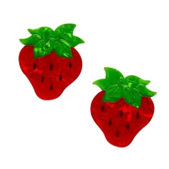 Best Sale Darling Strawberry Hair Clips Set - 2 Piece Hair Clips & Claws