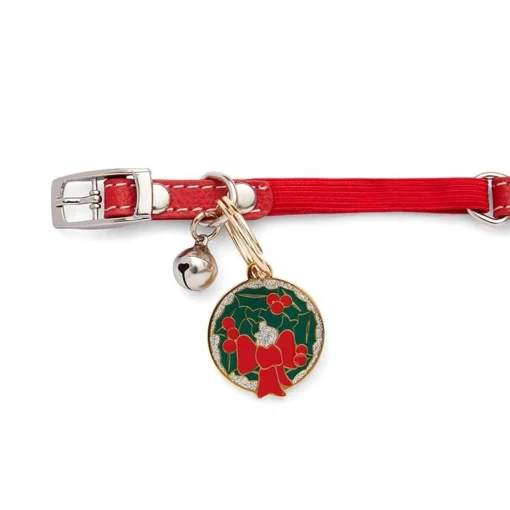 Sale Deck The Halls Enamel Pet Charm Enamel Key Rings