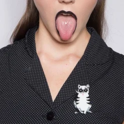 Clearance Detroit Rock City Cat Brooch Brooches