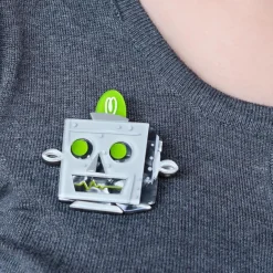 Hot Does Not Compute Brooch Brooches