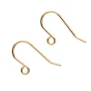 Cheap Earring Hooks (Gold) - 1 Pair Components