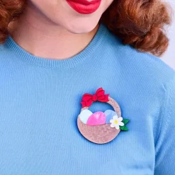 Shop Egg Hunter'S Hamper Brooch Brooches