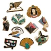 Fashion Egyptian Revival Enamel Pin Pack - 10 Piece Enamel Pins