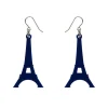 Cheap Eiffel Tower Solid Resin Drop Earrings - Blue Essential Earrings