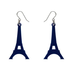 Cheap Eiffel Tower Solid Resin Drop Earrings - Blue Essential Earrings