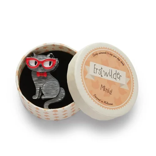 Store Elissa The Indie Cat Mini Brooch Brooches