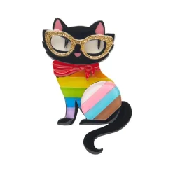 Store Elissa The Rainbow Cat Brooch Brooches