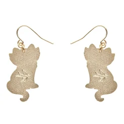 Best Elissa The Rainbow Cat Enamel Drop Earrings Enamel Earrings