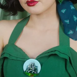 Fashion Emerald City Brooch Brooches