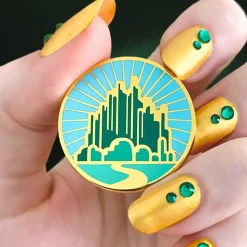 Cheap Emerald City Enamel Pin Enamel Pins
