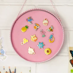 Flash Sale Enamel Pin Collectors Box (Pink) Components