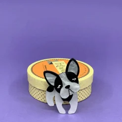 Fashion Fabian The French Bulldog Brooch Brooches