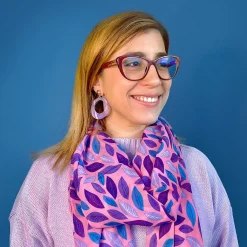 Sale Fastidious Foliage Large Neck Scarf Scarves