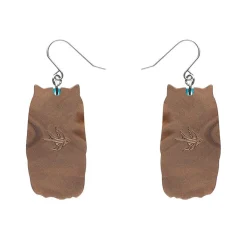 Shop Feather Dress Drop Earrings Earrings