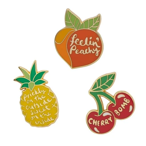 Best Sale Feelin' Peachy Enamel Pin Enamel Pins