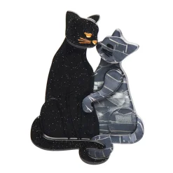 Cheap Feline Embrace Brooch Brooches