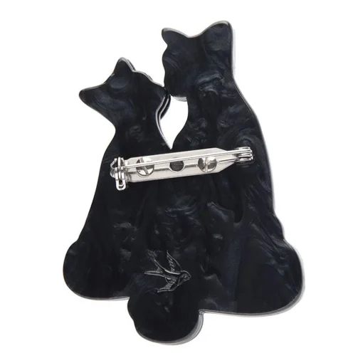Cheap Feline Embrace Brooch Brooches
