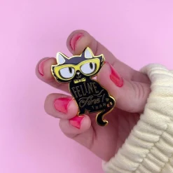 Online Feline Fine Enamel Pin Enamel Pins
