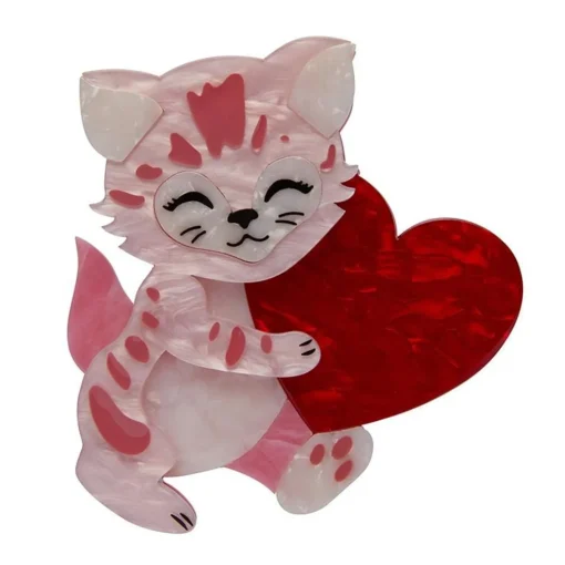 Fashion Feline The Love Brooch Brooches