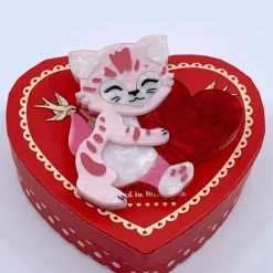 Fashion Feline The Love Brooch Brooches