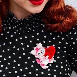 Fashion Feline The Love Brooch Brooches