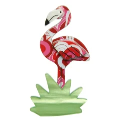 Shop Flamboyant Flamingo Funk Flamingo Brooch Brooches