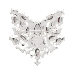 Online Flora Fox Face Stone Set Crystal Brooch Brooches