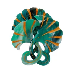 Hot Floret Fronds Brooch Brooches