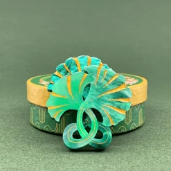 Hot Floret Fronds Brooch Brooches