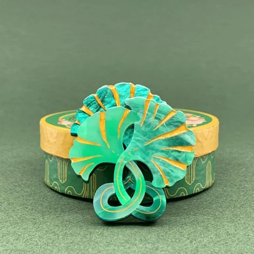 Hot Floret Fronds Brooch Brooches