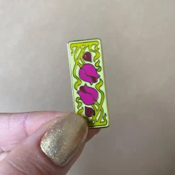 New Flower And Thorn Enamel Pin Enamel Pins