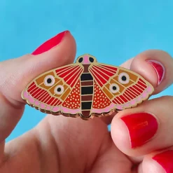 Fashion Fluttering Bogong Enamel Pin Enamel Pins
