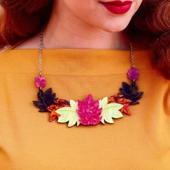 Hot Foliage Follies Necklace Necklaces