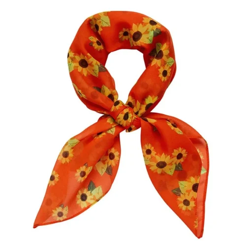 Best Follow The Sun Head Scarf Orange Scarves