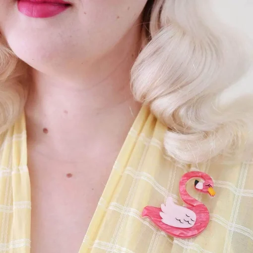 Discount Francie The Flamingo Brooch Brooches