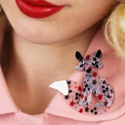 Best Sale Frond Fox Brooch Brooches