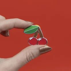 Clearance Fruit Salad Cherries Enamel Pin Enamel Pins