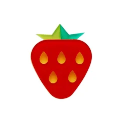 Flash Sale Fruit Salad Strawberry Brooch Brooches