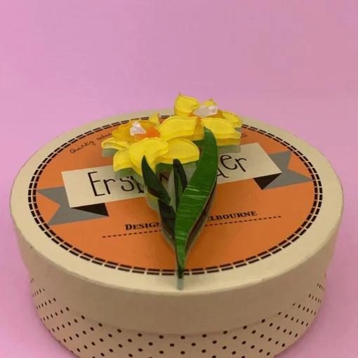 Store Garden Goddess Daffodil Brooch Brooches