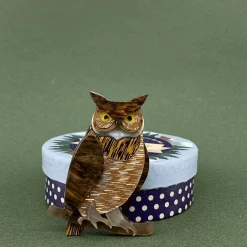 Hot Gillian The Giving Owl Brooch Brooches