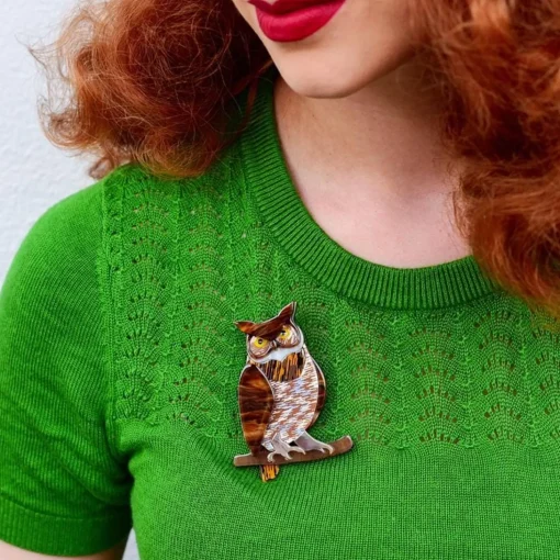 Hot Gillian The Giving Owl Brooch Brooches