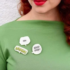 Outlet Good Grief! Brooch Set Brooches