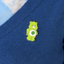 Clearance Good Luck Bear Enamel Pin Enamel Pins
