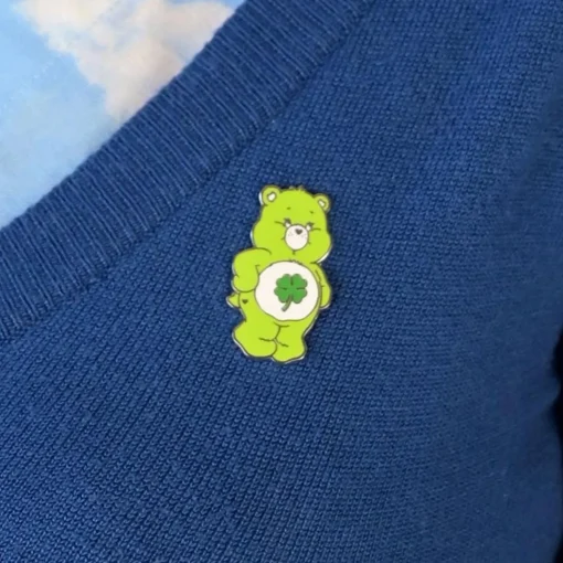 Clearance Good Luck Bear Enamel Pin Enamel Pins