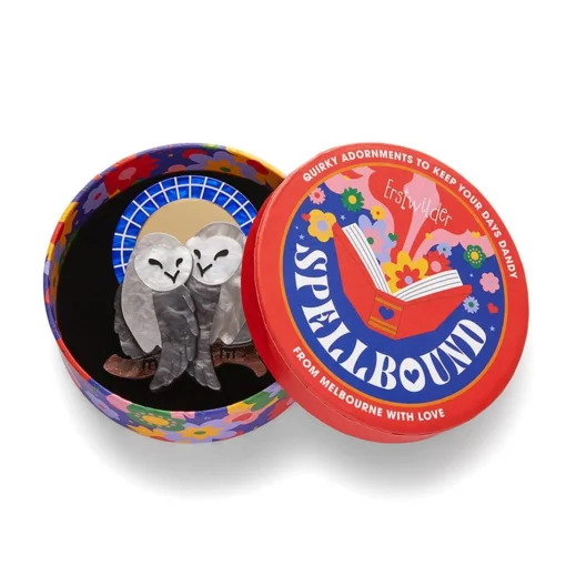 Cheap Good Omens Owls Brooch Brooches