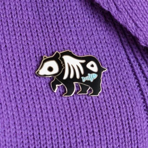 Sale Grizzly Gruesome Enamel Pin Enamel Pins
