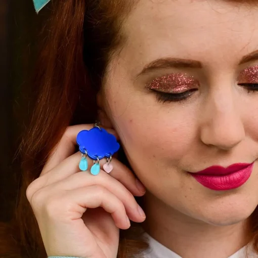 Best Sale Grumpy Bear Cloud Earrings Earrings