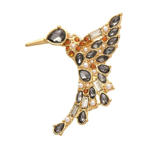 Outlet Halcyon Hummingbird Stone Set Crystal Brooch Brooches