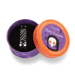 Hot Halloween Hang-Up Bat Mini Brooch Brooches